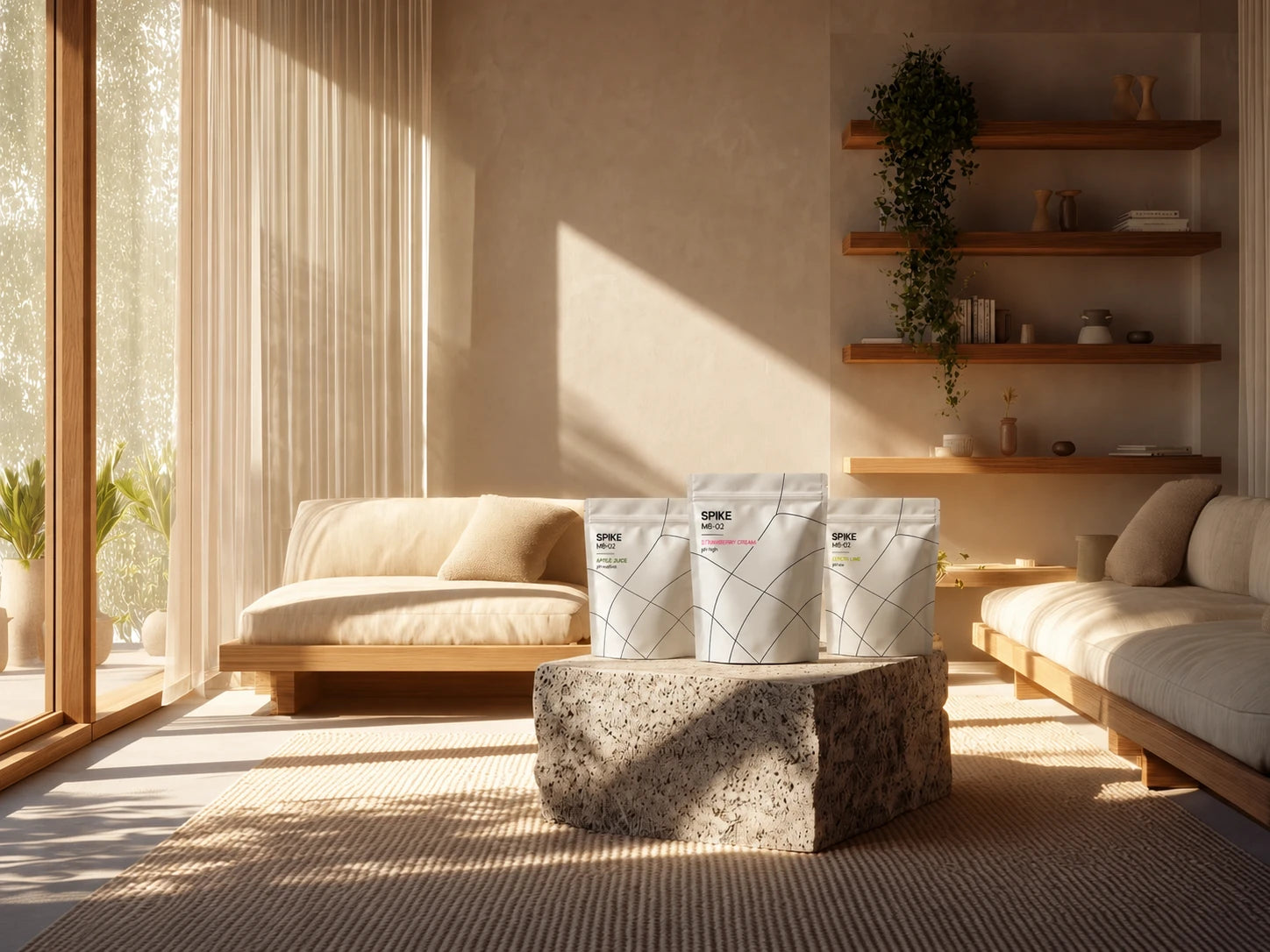 MB-0.2 product in a sunlit room